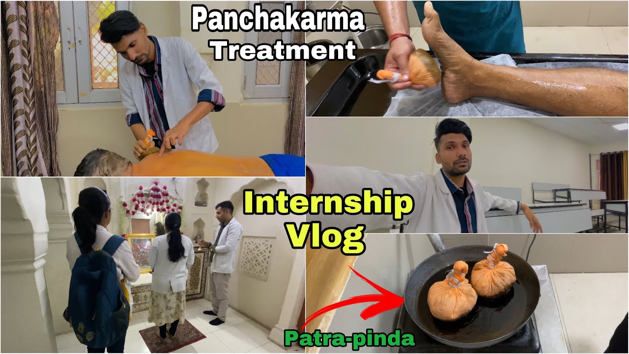 Panchakarma treatment internship vlog national institute of ayurveda