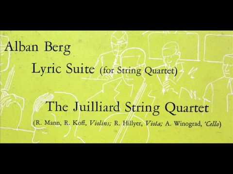 Juilliard String Quartet: Lyric Suite - Movement 5...
