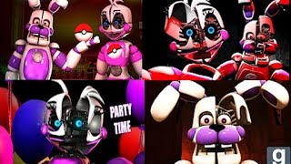 FNAF SISTER LOCATION : DEFECTIVE FUNTIME CHICA, video recording, hello  face book video, By Smoke The Bear