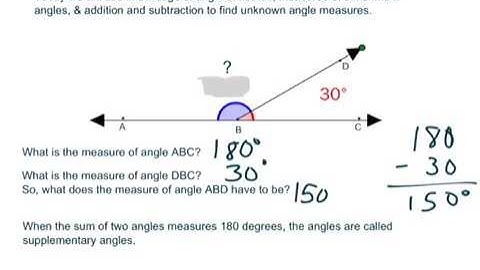 Lesson 6.11 Angle Measures as Additive