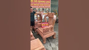 45tr bộ minh quốc voi cột 12 chân 14 gỗ hương đá víp | bàn ghế phòng khách đẹp 2025