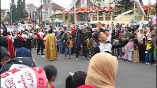 Pawai Alegoris HUT RI ke 77 Kota Bukittinggi ( Gita Jam Gadang Marching Band )
