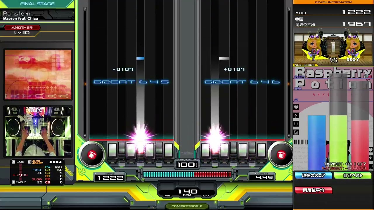 【beatmania IIDX】Rainstorm / Maozon feat. Chica