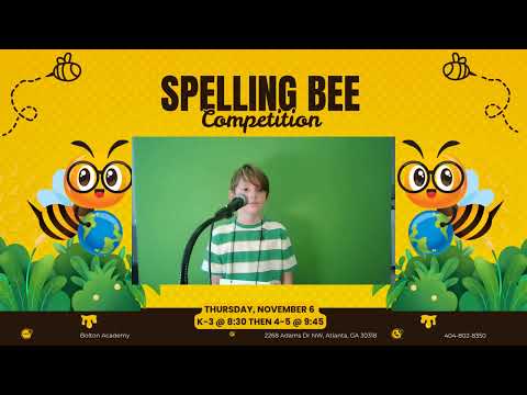 Bolton Academy School Spelling Bee 4th & 5th Grade