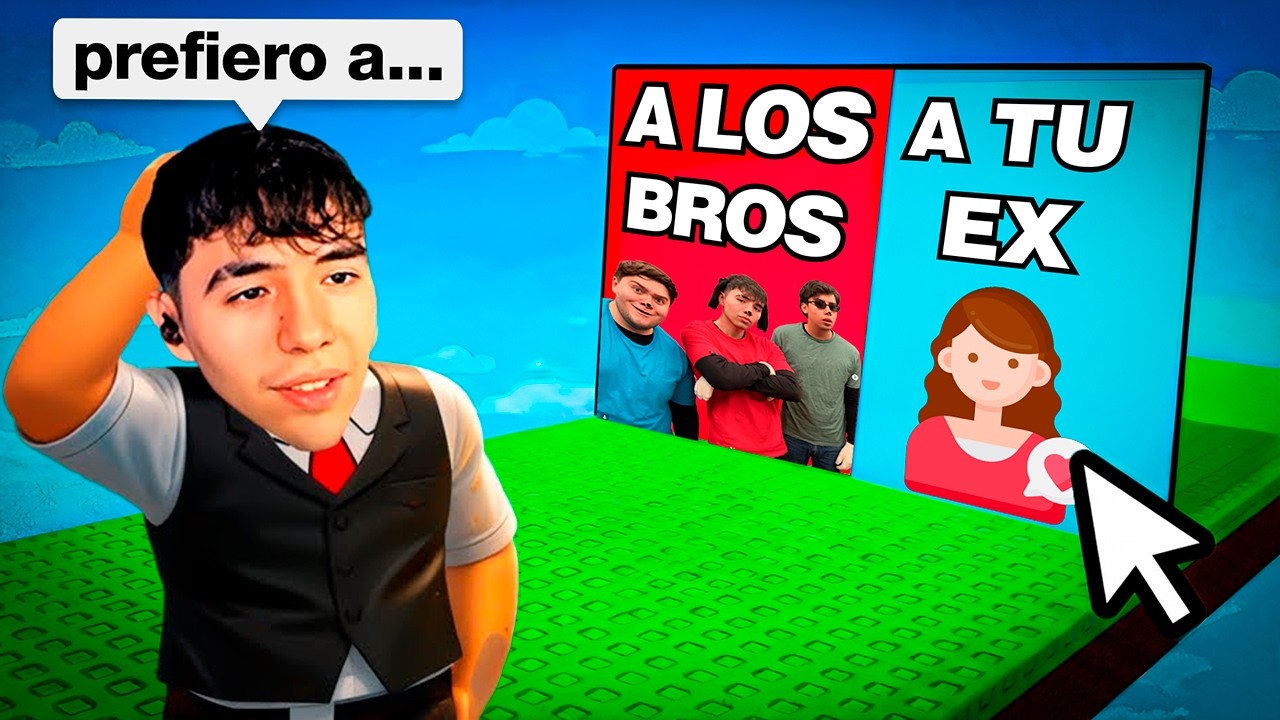 Tomando decisiones imposibles en roblox...