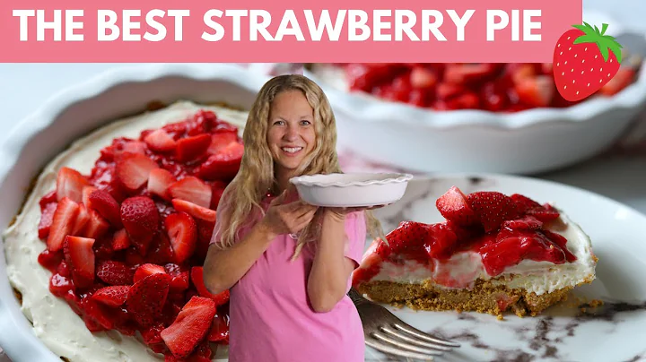 The Best Strawberry Cream Cheese Pie with Graham Cracker Crust
