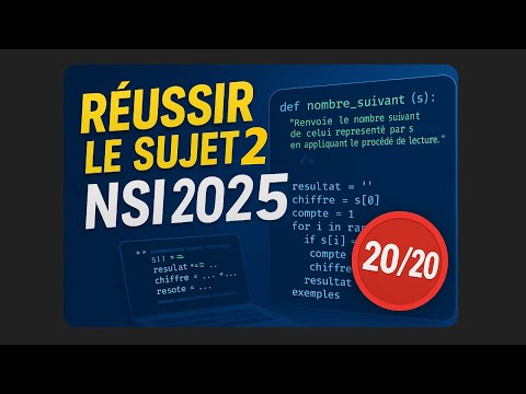 EPREUVE PRATIQUE 2 BAC NSI 2025