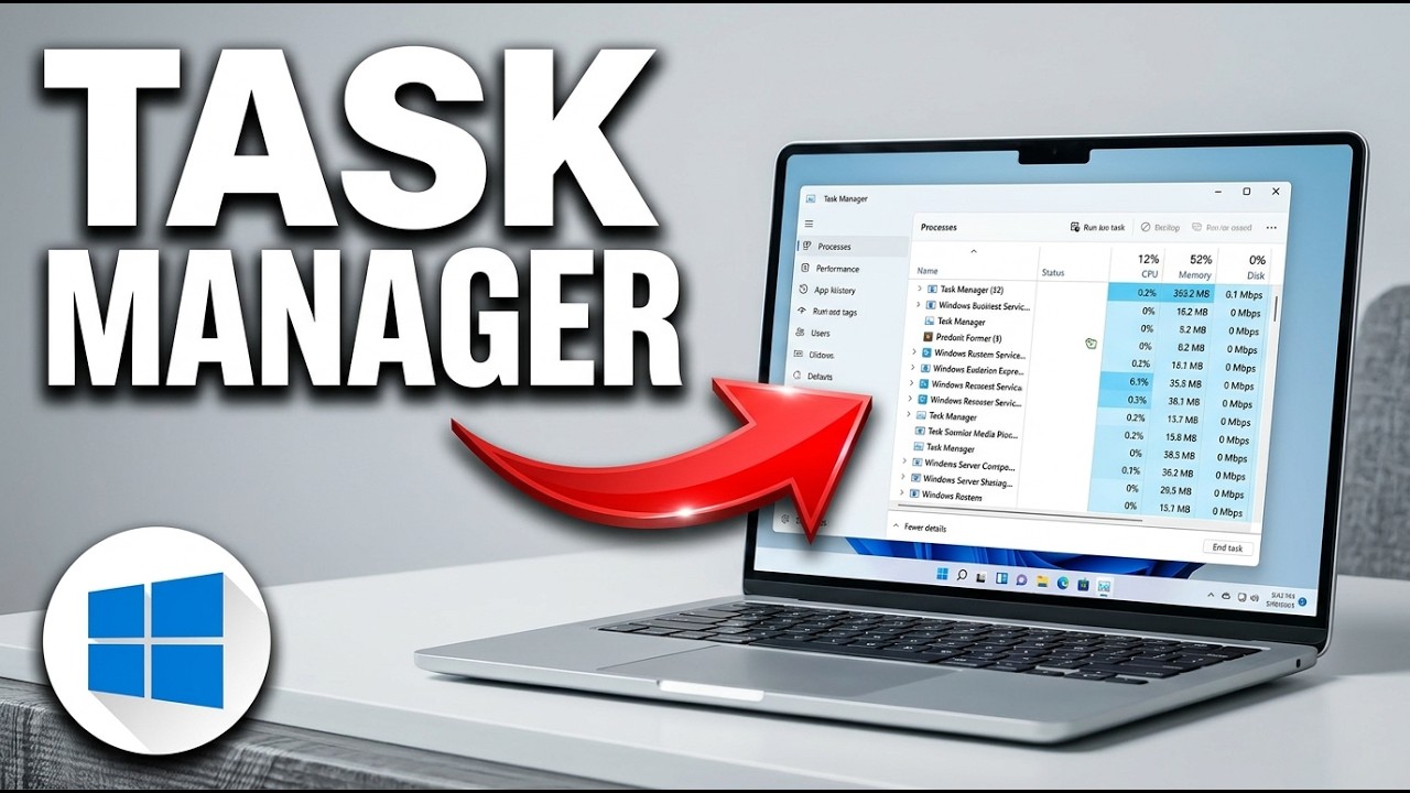 How to Open Task Manager in Windows - Quick Tutorial - YouTube