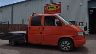 Volkswagen T4 Converted Pick-up gets the LINE-X Treatment