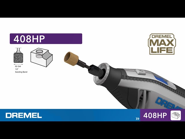 shampoo Manchuriet insulator Dremel 408HP Max Life Accessory vs 408 Sanding Band Comparison - YouTube