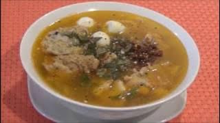 Delicious Udon Noodles Fish Soup