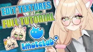 【 TUTORIAL 】How to use EmoteLab + Customize textures Profile