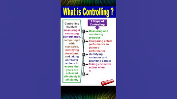 What Is Controlling ? ║ Functions of Management