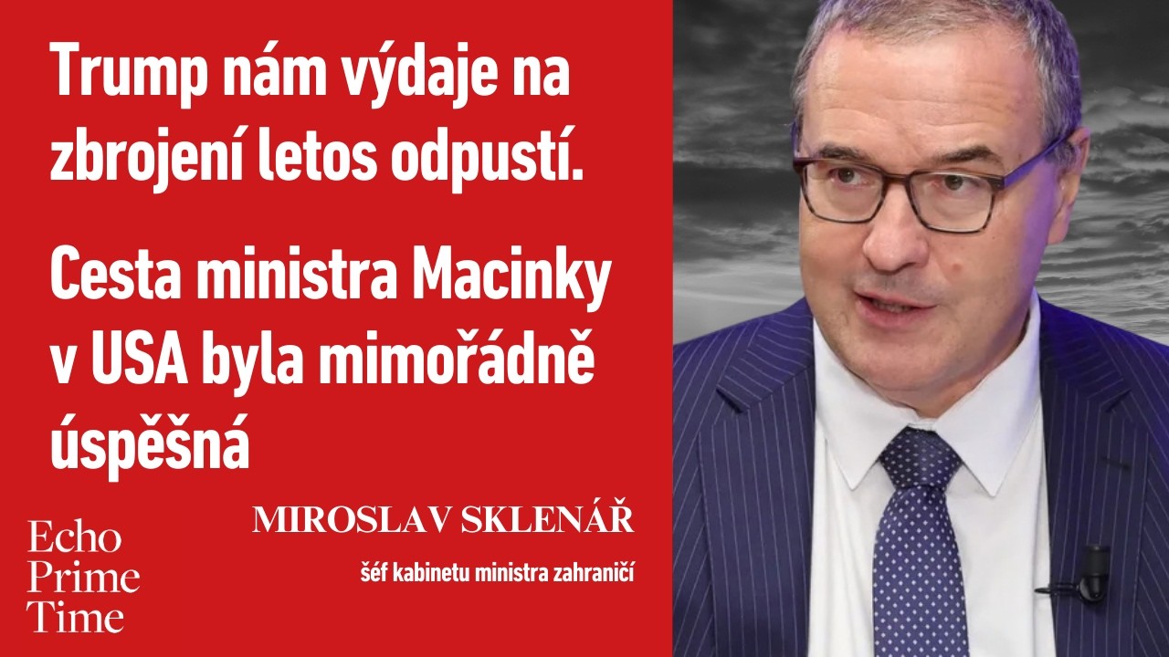 Trump nám výdaje na zbrojení letos odpustí, cesta ministra Macinky v USA byla mimořádně úspěšná