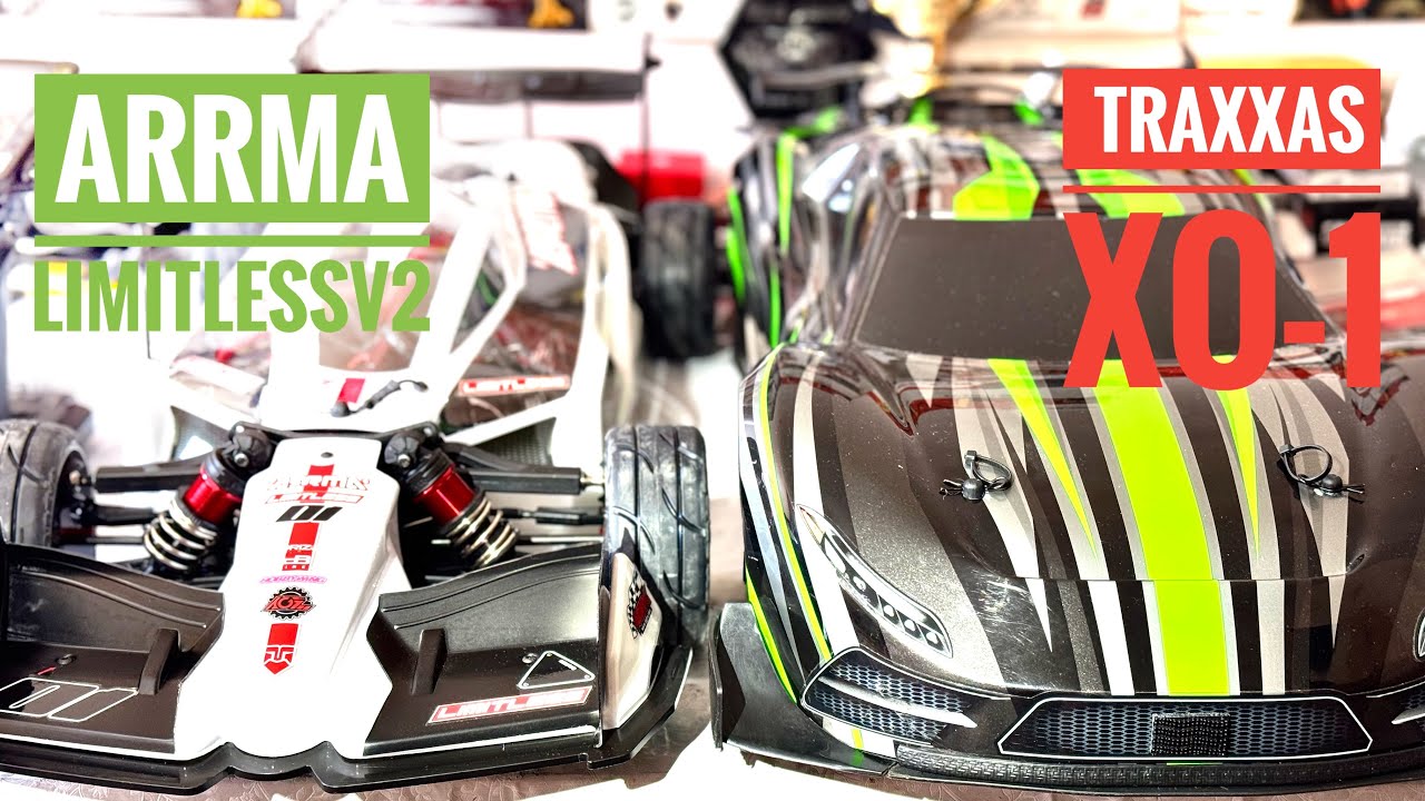 Traxxas XO-1 и Arrma Limitless V2! Сравнение, апгрейды, выезд на 8s и CRASH!