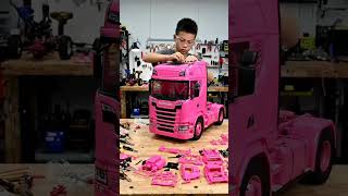 Pink Monster Truck Build in 60 Seconds! 🚚💖 || ai short video #ai #shorts