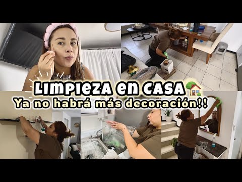 Limpieza en Casa🏡 ya no habrá más decoración en casa!!Asi cuido mi hogar #hogar #vidareal
