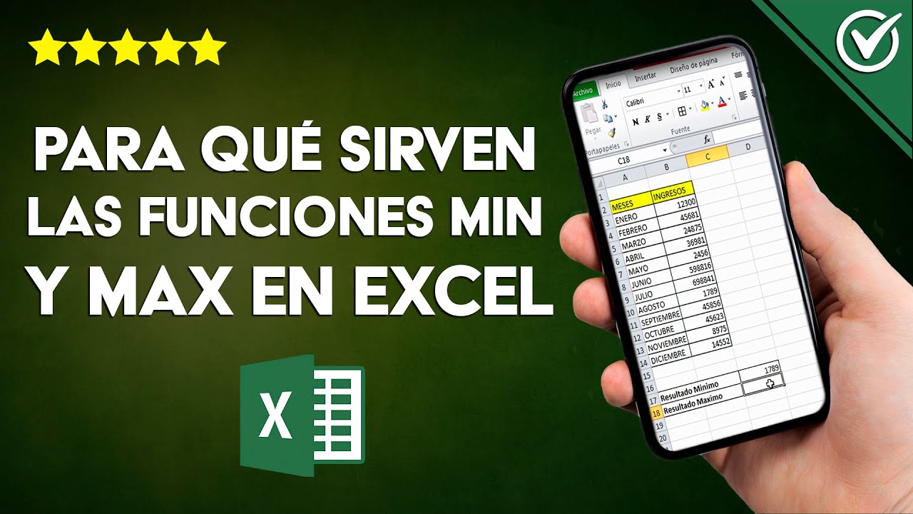 ¿Para qué Sirven las Funciones MIN y MAX en Excel y Cómo Usarlas ...