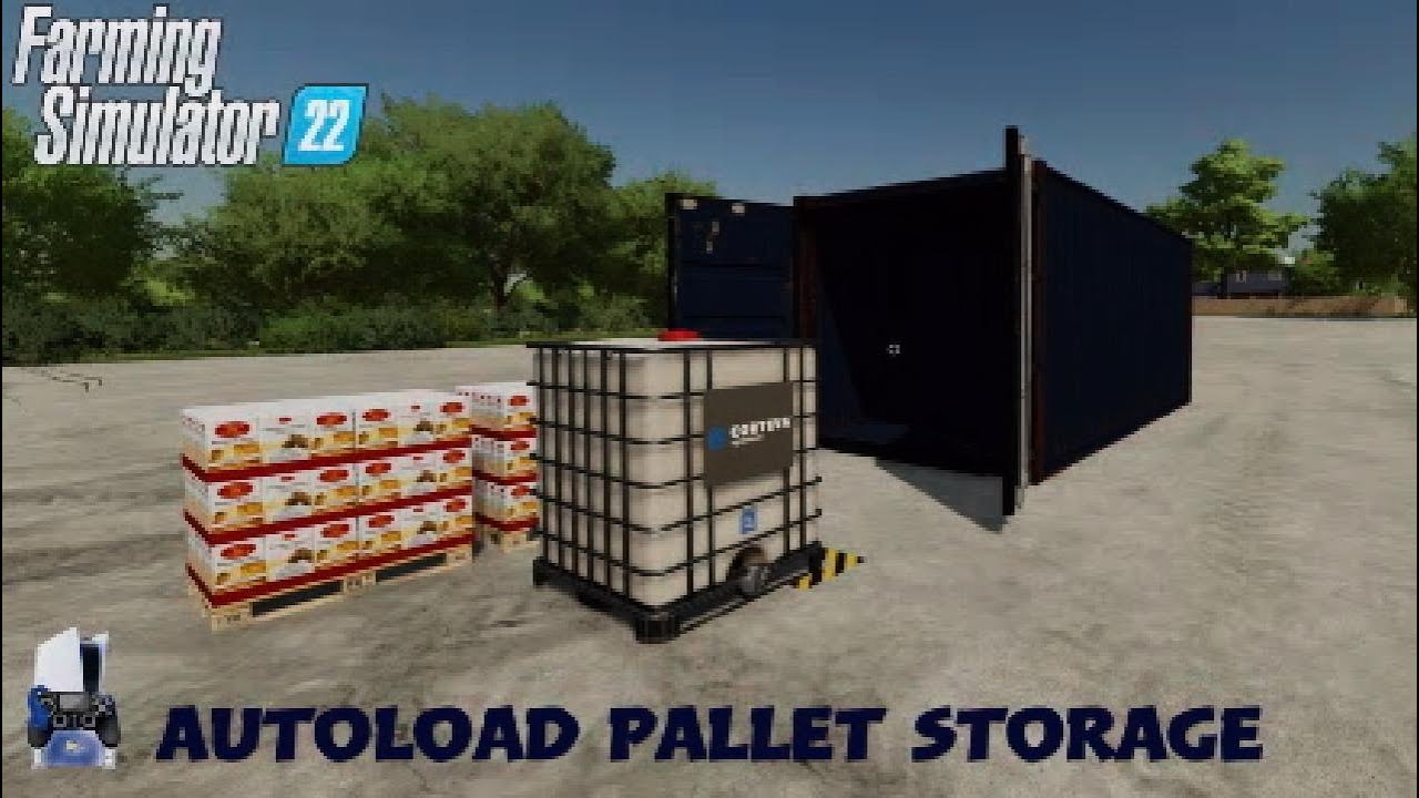 FS22  New Mod (console): Autoload Pallet Storage | Mods in the spots # 316