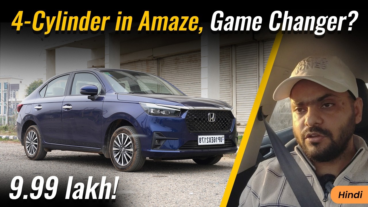 Honda Amaze ZX MT at ₹9.99 Lakh | Walkaround and Drive | Dzire or Amaze?