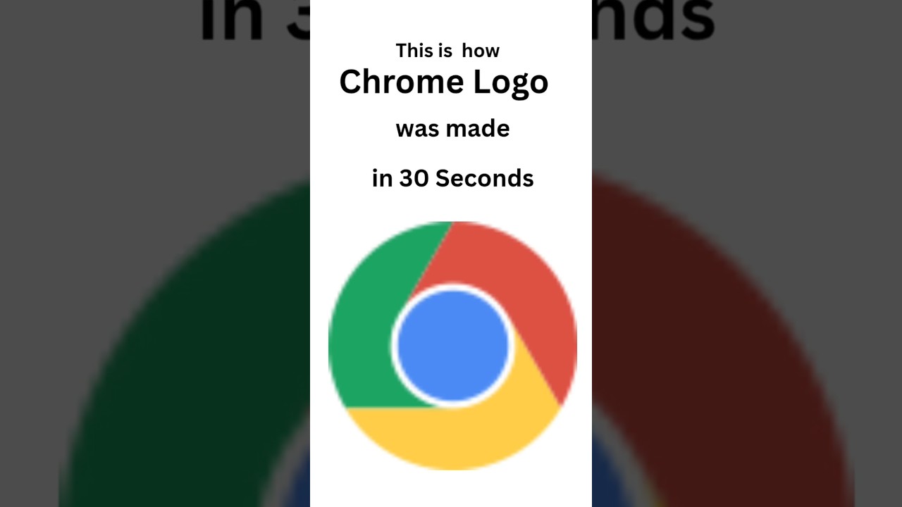 This is How the Google Chrome Logo Was Designed in Just 30 Seconds! 