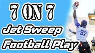 7 on 7 Flag Football Jet Sweep and Counter