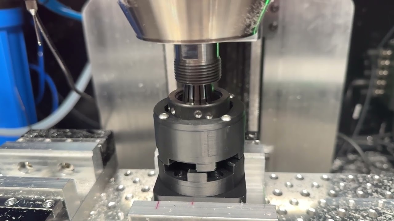 Dev Diaries Ep2 : Cheap Collet Based CNC tool changer prototype from @Bwright