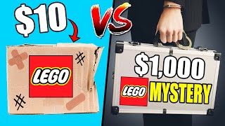 $10 VS $1,000 LEGO Mystery Box...