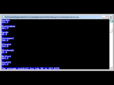 Rainfall Program 2