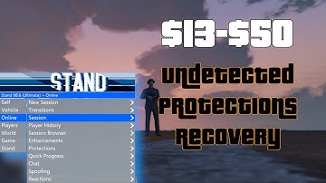 Stand Ultimate | GTA V Mod Menu Showcase! | Amazing lua, Great trolling, Customizable!