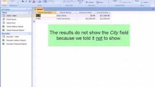 Chapter 2 - Creating a Parameter Query
