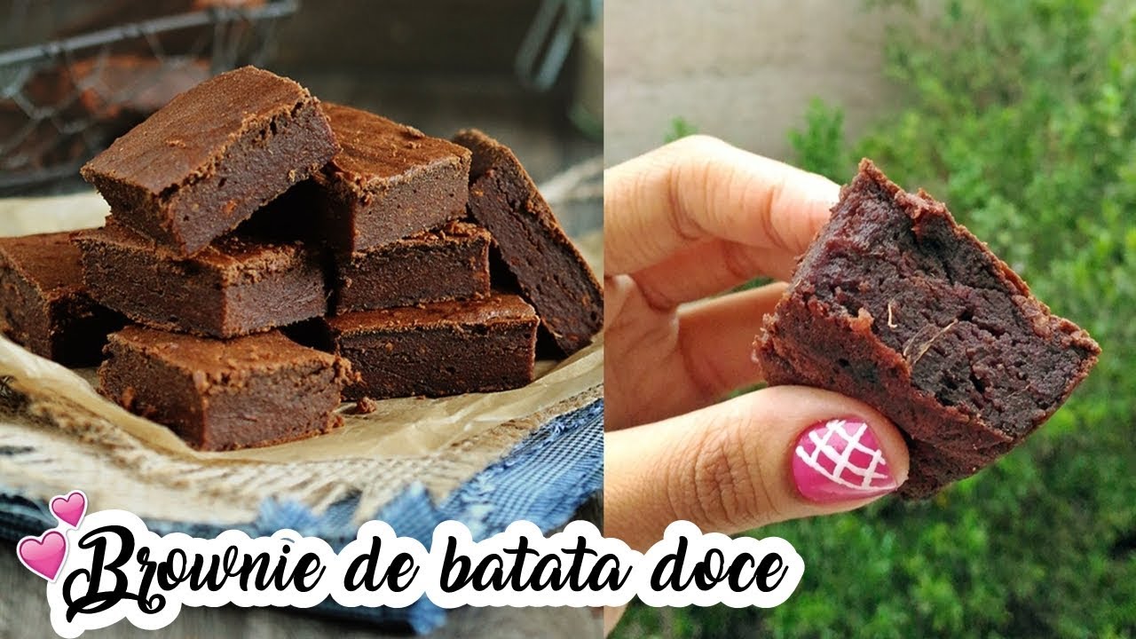BROWNIE DE BATATA DOCE FIT