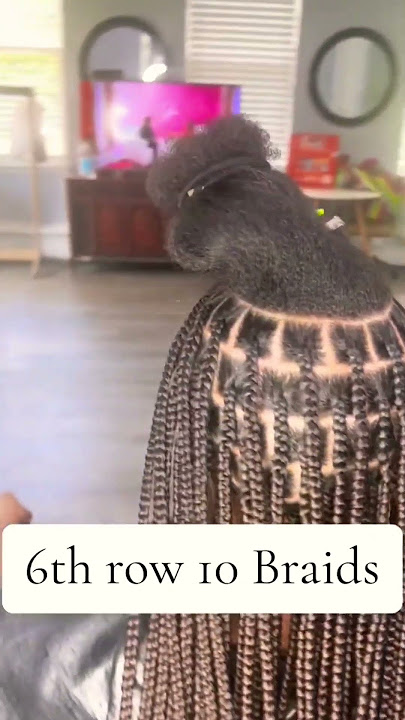 CORRECT WAY TO PART YOUR BRAIDS #hairstyle #knotlessbraids #braids