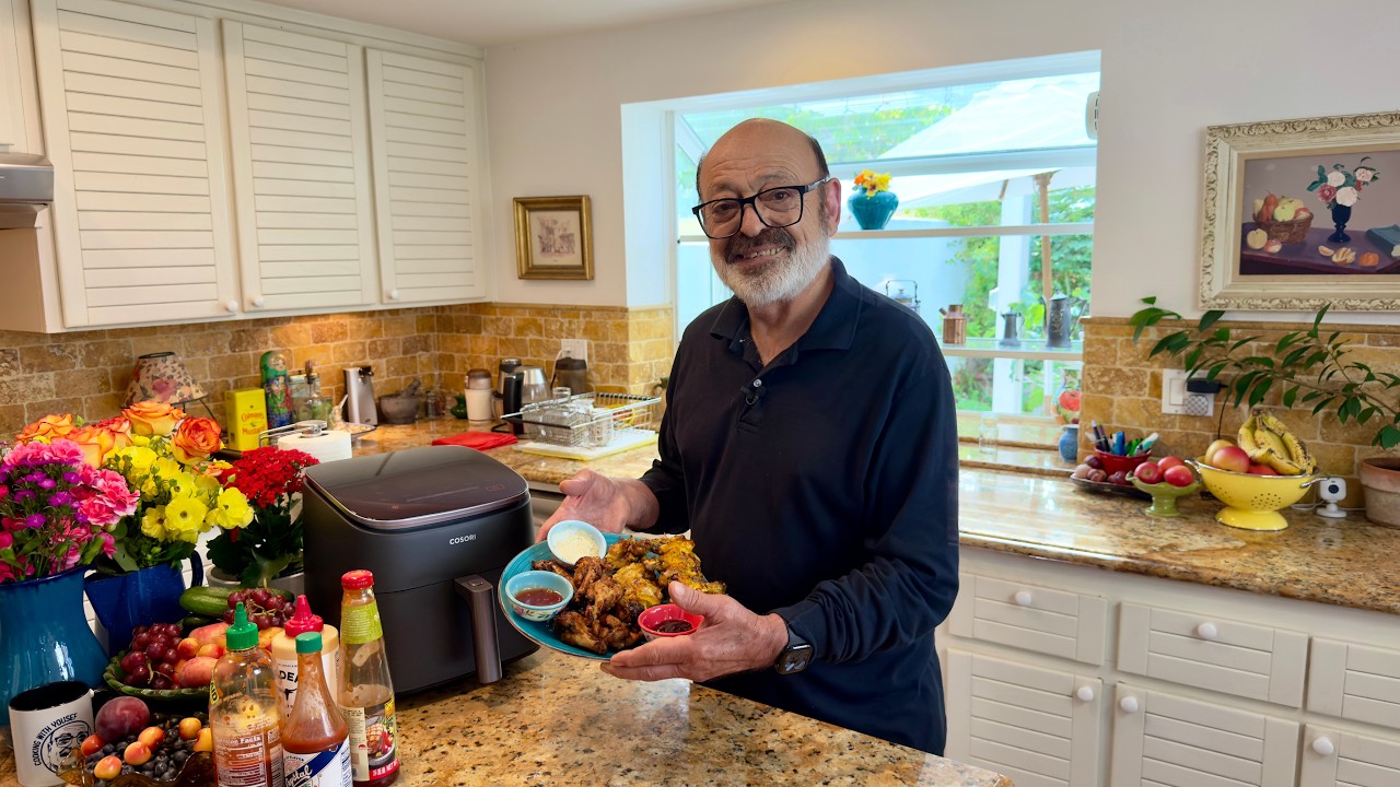 Air Fryer Chicken Wings, 2 Ways: Classic & Persian Saffron