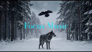Snowy Forest Ambience ❄️🐺 Somber Orchestral & Winter Wind for Deep Focus, Writing & Reflection screenshot 2