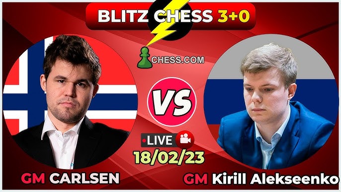 GM Magnus Carlsen vs GM Aram Hakobyan, BLITZ CHESS 3+0