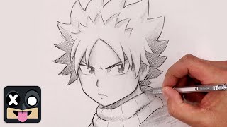 How To Draw Natsu Dragneel | Fairy Tail