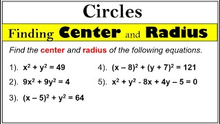 [Tagalog] Find the center and radius of a circle #math10 #circle #centerofcircle #Radius