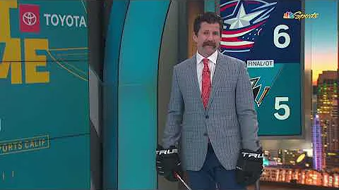 Curtis Brown frustrated with Sharks 6-5 loss to Co...