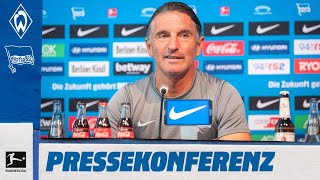 Berlin - wir zeigen euch die pressekonferenz vor dem ersten
bundesliga-spiel der saison 2020/21 bei werder bremen mit cheftrainer
bruno labbadia sowie geschä...