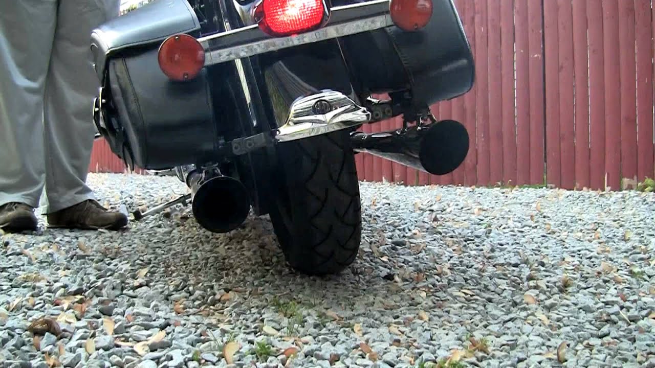 Harley Road King Classic w/ Hooker Tune Flow Exhaust Note YouTube