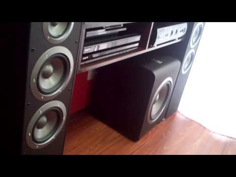 Subwoofer JBL ES250P tocando Bass I Love You - Denon 2312, JBL ES80, JBL ES25, JBL SAT200