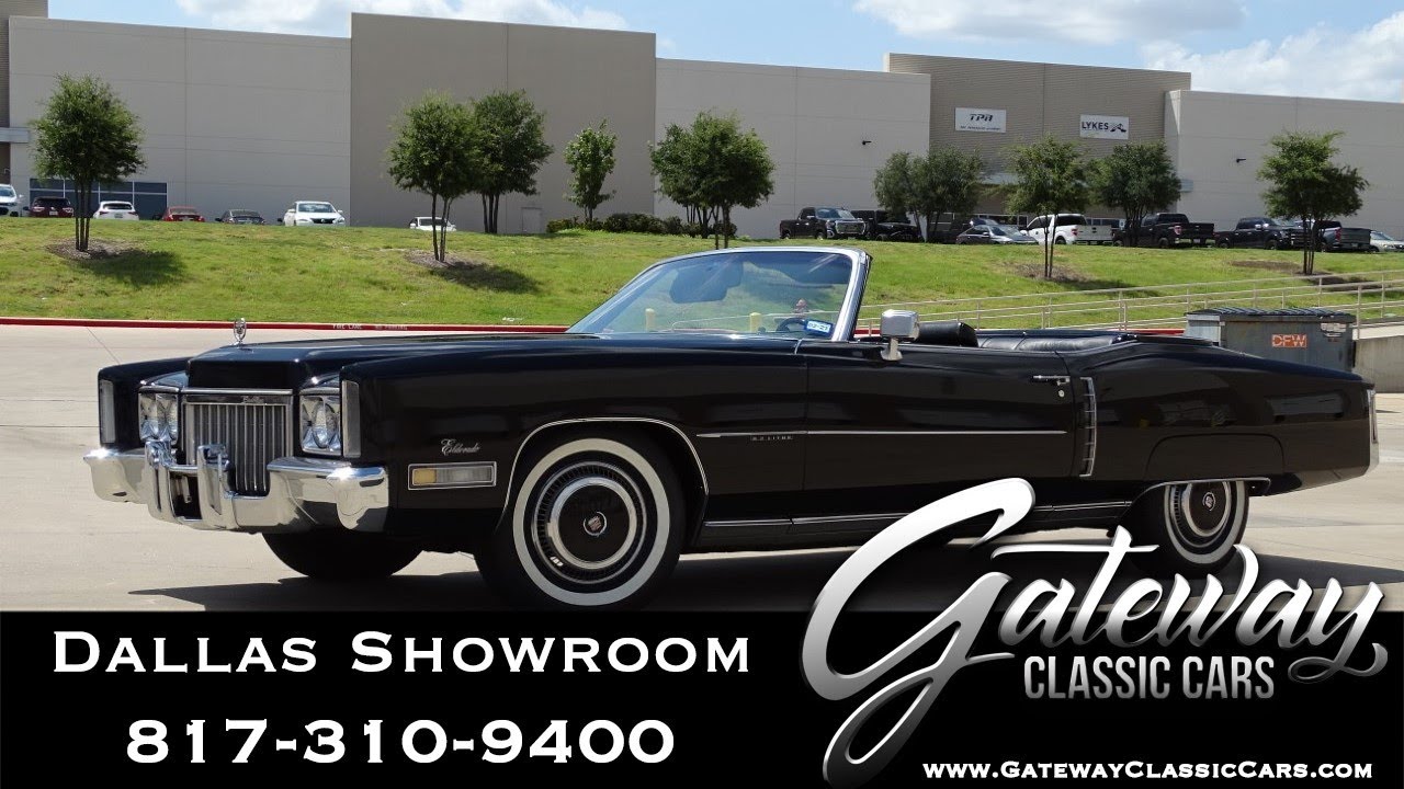 1972 Cadillac Eldorado Convertible #1376-DFW Gateway Classic Cars