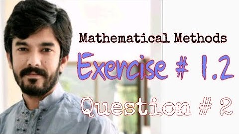 Mathematical Method | Exercise # 1.2  Question # 2 | Simplification of polar form | book: S.M.yusuf