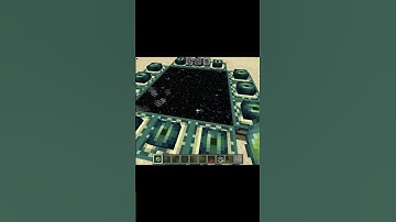 End portal in Minecraft / how to craft end portal #minecraft #shorts