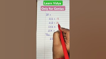 🧠 Brain Teaser//Reasoning Puzzle//Only for Genius #shorts#LearnVidya#trending #youtubeshorts #quiz