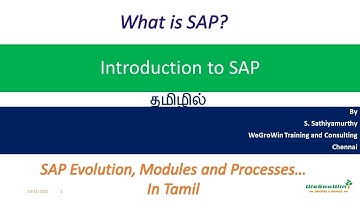 SAP Basics 02 | What is SAP? | Modules, Evolution & Business Process Integration | தமிழில் |In Tamil