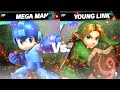 Super Smash Bros Ultimate Amiibo Fights – Mega Man vs the World #22 Mega Man vs Young Link