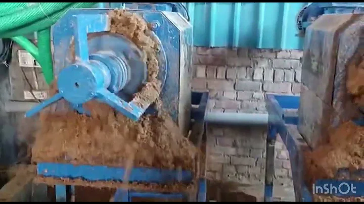 Cow dung dewatering machine 10 hp screw press solid liquid separator 9878072154