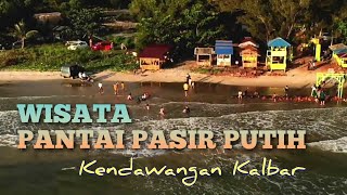 Vlog 4 -Wisata Pantai Pasir Putih || Kendawangan Kalbar